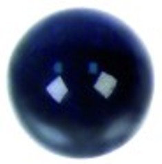 manopola sferica filetto m5 diametro  25mm nero