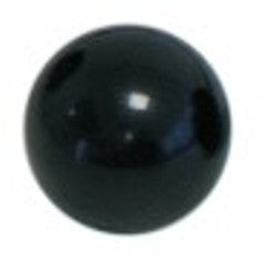 manopola sferica filetto m10 diametro  40mm con boccola in metallo nero