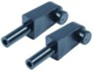 terminale per maniglia per barra impugnatura tubo diametro  13mm h 41mm plastica con. 2 pz