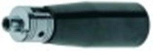 maniglia ripiegabile diametro  25mm alloggiamento diametro  19mm albero diametro  8mm filetto m6 con albero e spina l 82mm