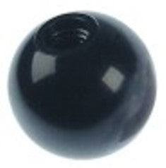 manopola sferica filetto m10 diametro  34mm nero