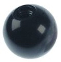 manopola sferica filetto m10 diametro  34mm nero