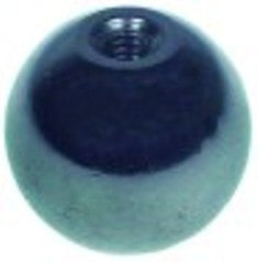 manopola sferica filetto m4 diametro  18mm acciaio inox