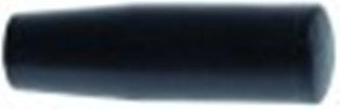 maniglia conica filetto m10 diametro  27,5mm l 90,5mm plastica nero