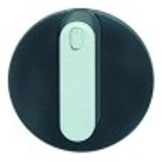 manopola interruttore marcatura zero diametro  42mm alb. diametro  5x5mm nero