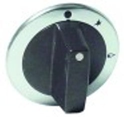 manopola rubinetto del gas con pos. pilota diametro  63mm alb. diametro  8x7mm parte piana inferiore