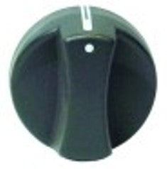 manopola interruttore marcatura zero diametro  55mm alb. diametro  6x4,6mm parte piana superiore nero