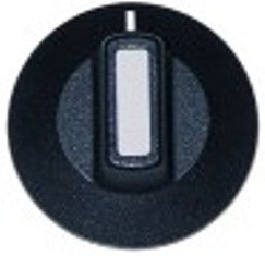 manopola interruttore marcatura zero diametro  50mm alb. diametro  6x4,6mm parte piana superiore nero