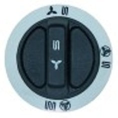 manopola potenza diametro  72mm alb. diametro  6x4,6mm parte piana orizzontale