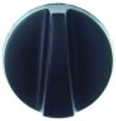 manopola interruttore marcatura zero diametro  40mm alb. diametro  6x4,6mm parte piana superiore nero