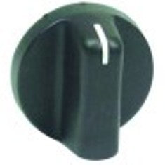 manopola interruttore marcatura zero diametro  40mm alb. diametro  5x5mm nero