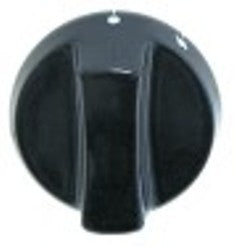 manopola termostato gas ega 1-8 diametro  64mm alb. diametro  8x6,5mm parte piana sx nero