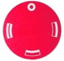 segnalino per manopola forno ts/ti/ts+ti diametro  est. 45mm senso di rotazione sinistrogiro rosso