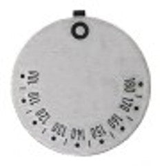 segnalino per manopola termostato t. mass. 180°c 100-180°c angolo di rotazione 270° diametro  est. 45mm