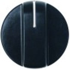 manopola interruttore marcatura zero diametro  44mm alb. diametro  6x4,6mm parte piana sopra/sotto