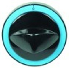 manopola interruttore marcatura zero diametro  82mm alb. diametro  6x4,6mm parte piana superiore nero