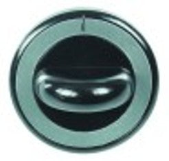 manopola interruttore marcatura zero diametro  62mm alb. diametro  6x4,6mm parte piana superiore nero