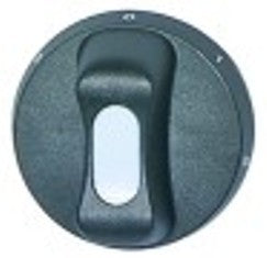 manopola interruttore 7 posizioni diametro  65mm alb. diametro  6x4,6mm parte piana inferiore