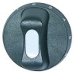 manopola termostato gas 1-7 diametro  65mm alb. diametro  10x8mm parte piana superiore