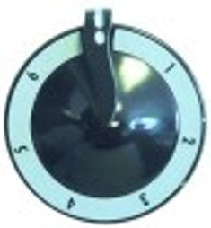 manopola interruttore 7 posizioni diametro  68mm alb. diametro  6x4,6mm parte piana dx