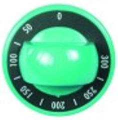 manopola termostato t. mass. 300°c 50-300°c diametro  70mm alb. diametro  6x4,6mm parte piana superiore