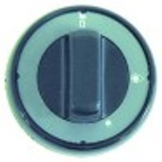manopola rubinetto del gas senza pos. pilota diametro  75mm alb. diametro  8x6,5mm parte piana superiore nero