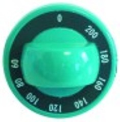 manopola termostato t. mass. 200°c 60-200°c diametro  70mm alb. diametro  6x4,6mm parte piana superiore