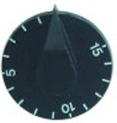 manopola timer 15min diametro  44mm nero