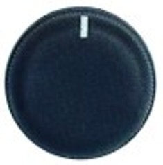 manopola interruttore marcatura zero diametro  40mm alb. diametro  6x4,6mm parte piana dx nero