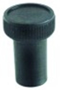 manopola senza simbolo diametro  22mm alb. diametro  6x4,6mm parte piana universale nero