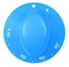 manopola termostato gas t. mass. 290°c campo di lavoro 150-290°c diametro  70mm alb. diametro  8x6,5mm
