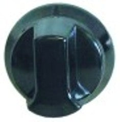 manopola interruttore marcatura zero diametro  57mm alb. diametro  6x4,6mm parte piana superiore nero