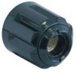 manopola diametro  51mm filetto tr18x2 nero