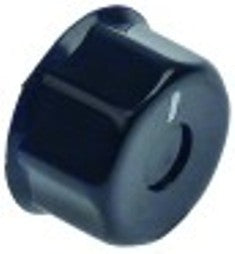 manopola marcatura zero bianca diametro  38mm alb. diametro  6x5mm parte piana entrambi i lati nero
