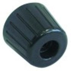 manopola diametro  48mm alb. diametro  7x7mm parte piana quadrato nero