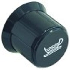 manopola acqua diametro  60mm alb. diametro  7x7mm parte piana quadrato nero