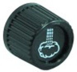 manopola vapore diametro  32mm alb. diametro  filettaturamm nero
