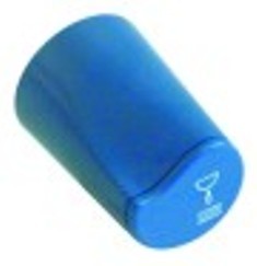 manopola acqua diametro  40mm blu