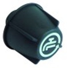 manopola acqua diametro  49mm alb. diametro  8x6,5mm parte piana superiore nero