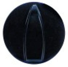 manopola interruttore marcatura zero diametro  42mm alb. diametro  4x4mm nero