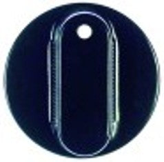 manopola interruttore marcatura zero diametro  38mm alb. diametro  5x5mm nero