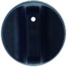 manopola interruttore marcatura zero diametro  38mm alb. diametro  6x4,6mm parte piana superiore nero
