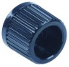 manopola senza simbolo diametro  32mm alb. diametro  6x6mm parte piana quadrato nero