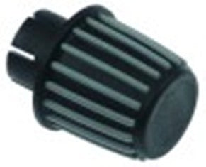 manopola diametro  50mm nero/grigio