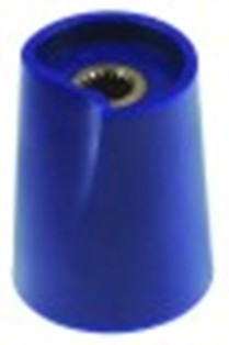 manopola senza simbolo blu