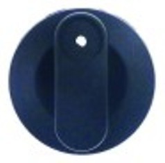 manopola diametro  42mm alb. diametro  6x5mm parte piana entrambi i lati nero
