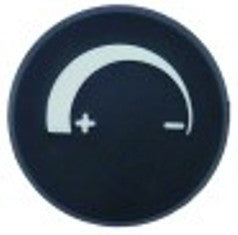 simbolo coda +/- diametro  47mm nero