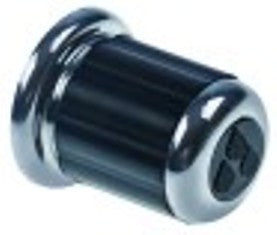 manopola vapore diametro  53mm alb. diametro  8,5mm nero/cromo