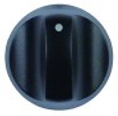 manopola interruttore marcatura zero diametro  40mm alb. diametro  5x5mm nero