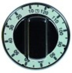 manopola timer 120min diametro  70mm alb. diametro  6x4,6mm parte piana universale